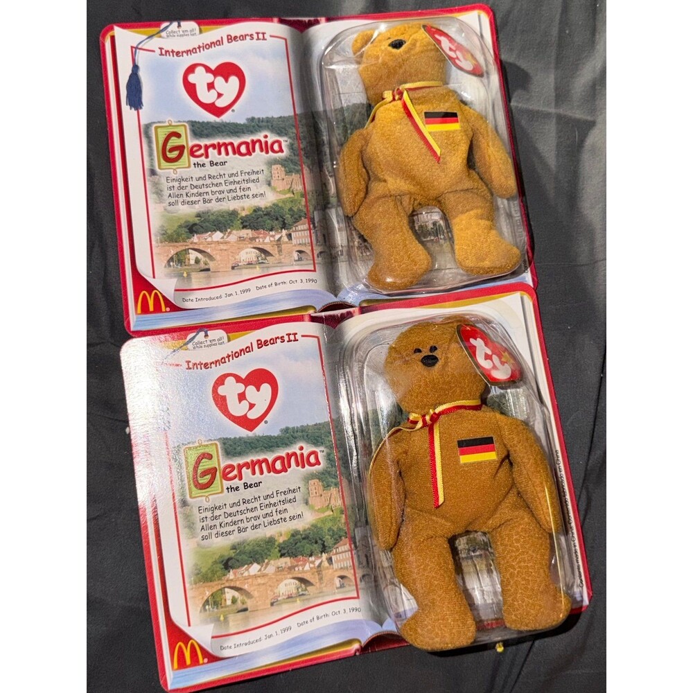 Ty Teanie Beanie Babies International Bears II Germania Bears